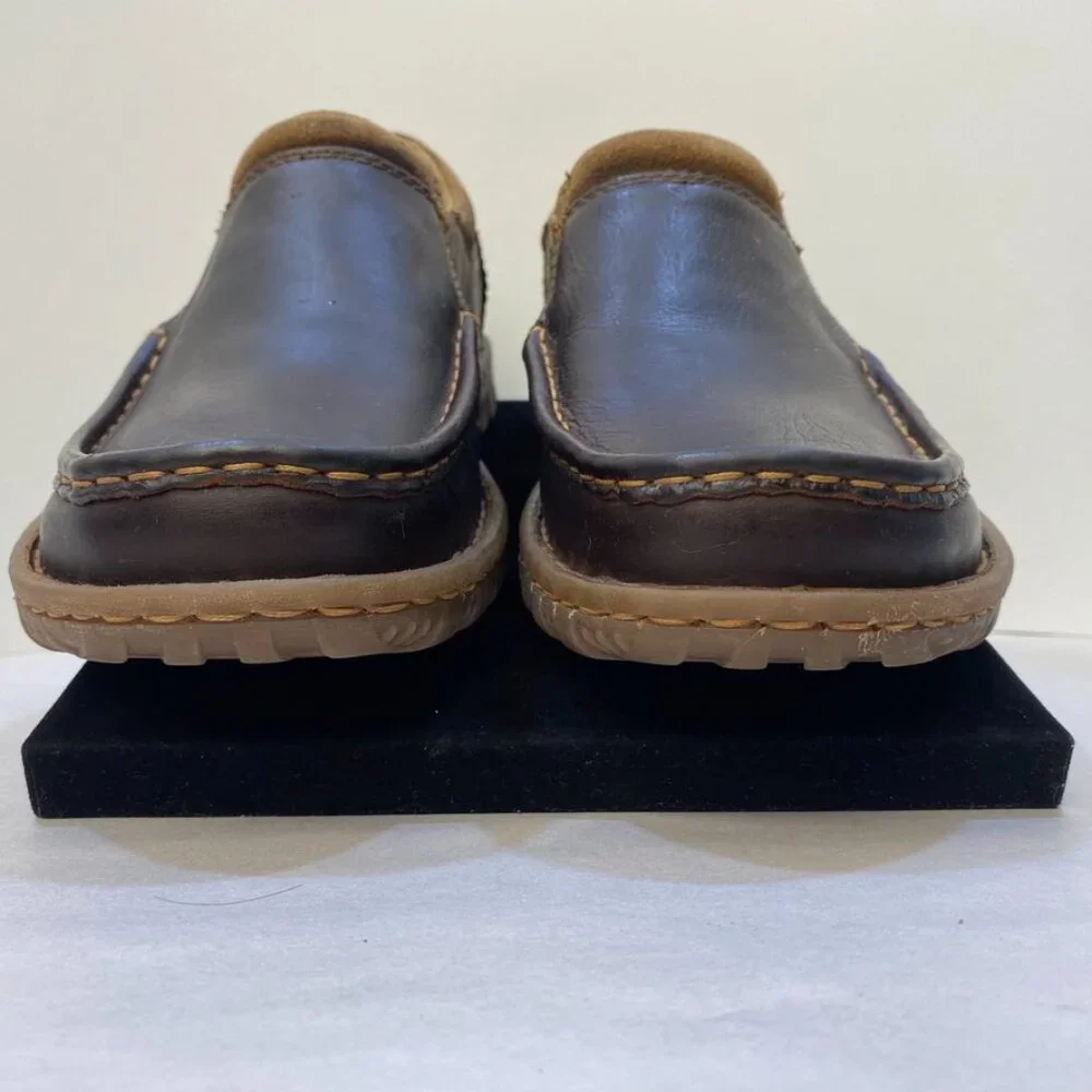 Born Gudmund Slip-On Loafers Dark Brown Leather Men’s 8